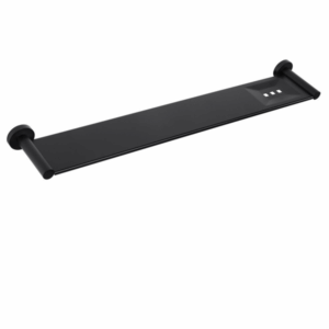 Meir - MR08 - Round Bathroom Shelf - Matte Black