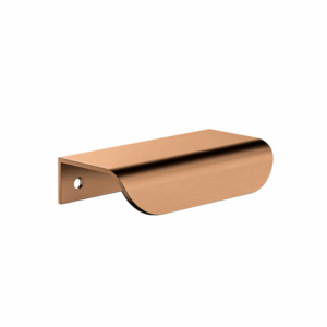 Meir - Öppen - MRCH-1E07N-PVDBZ - Edge-Pull 75mm Cabinet Handle (Brushed) - PVD Lustre Bronze