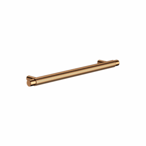 Meir - Öppen - MRCH-2P20N-PVDBZ - Round Pull 200mm Cabinet Handle (Linear Knurled) - PVD Lustre Bronze