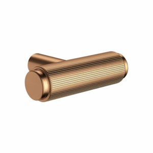 Meir - Öppen - MRCH-3T00N-PVDBZ - T-Pull Cabinet Handle (Linear Knurled) - PVD Lustre Bronze