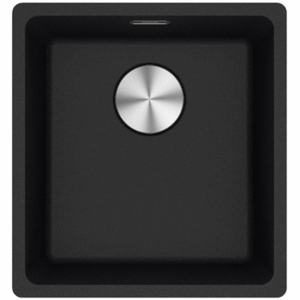 Franke - MRG110-37ON-B - Maris Single Bowl Sink - Onyx Fragranite
