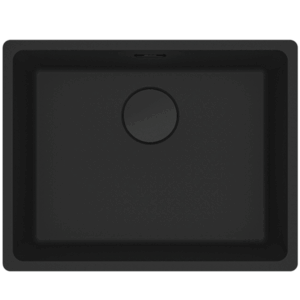 Franke - MRG110-52MB-B - Maris Single Bowl Sink - Matte Black Fragranite
