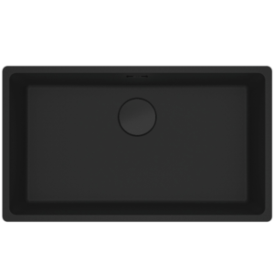 Franke - MRG110-72MB-B - Maris Single Bowl Sink - Matte Black Fragranite