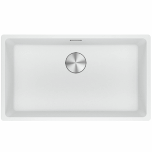 Franke - MRG110-72PW-B - Maris Single Bowl Sink - Polar White Fragranite