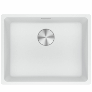 Franke - MRG210-52PW-B - Maris Single Bowl Sink - Polar White Fragranite