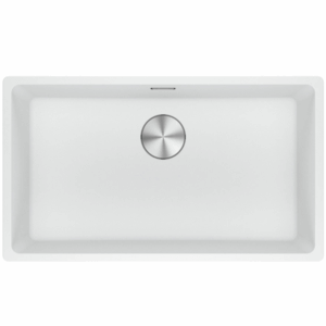 Franke - MRG210-72PW-B - Maris Single Bowl Sink - Polar White Fragranite