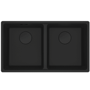Franke - MRG220-35MB-B - Maris Double Bowl Sink - Matte Black Fragranite