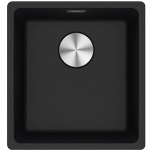 Franke - MRG610-37B - ON - Maris Single Bowl Sink - Onyx Fragranite