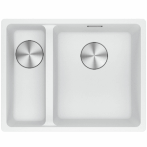 Franke - MRG260SBRPW-B - Maris 1 & 1/2 Bowl Sink - Polar White Fragranite