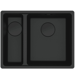 Franke - MRG260SBRMB-B - Maris 1 & 1/2 Bowl Sink - Matte Black Fragranite