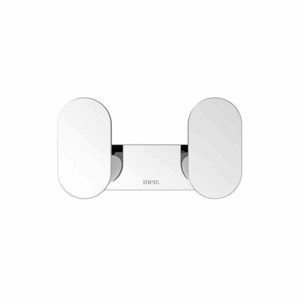 Meir - Curvaé - MRRH-2D00N-C - Double Robe Hook - Polished Chrome
