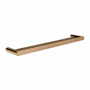 Meir - Curvaé - MRTR-3D60N-PVDBZ - Double Towel Rail 600mm - PVD Lustre Bronze