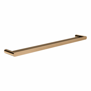 Meir - Curvaé - MRTR-3D80N-PVDBZ - Double Towel Rail 800mm - PVD Lustre Bronze
