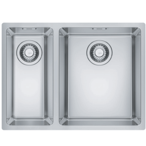 Franke - MRX260-34/19 SBR/SBL - Maris 1 & 1/2 Bowl Sink - Stainless Steel
