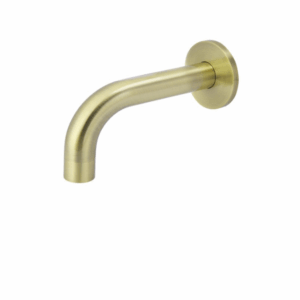 Meir - MS05-130-PVDBB - Round Curved Spout 130mm - PVD Tiger Bronze