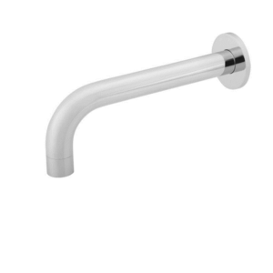 Meir - MS05-C - Round Curved Spout 200mm - Polished Chrome