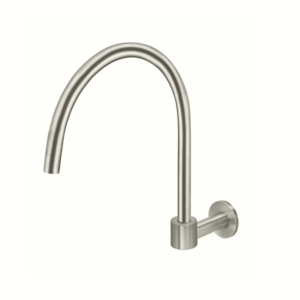 Meir - MS07-PVDBN - Round High-Rise Swivel Hob Spout - PVD Brushed Nickel