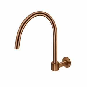 Meir - MS07-PVDBZ - Round High-Rise Swivel Hob Spout - PVD Lustre Bronze