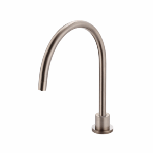 Meir - MS08-CH - Round High-Rise Swivel Hob Spout - Champagne