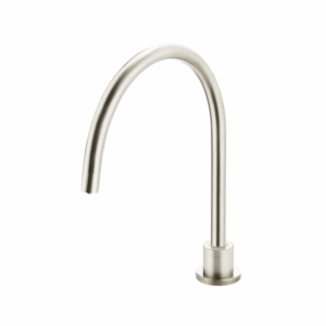 Meir - MS08-PVDBN - Round High-Rise Swivel Hob Spout - PVD Brushed Nickel