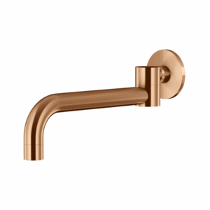 Meir - MS16-PVDBZ - Round Swivel Wall Spout - PVD Lustre Bronze