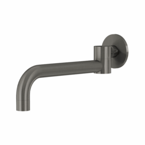 Meir - MS16-PVDGM - Round Swivel Wall Spout - Shadow Gunmetal