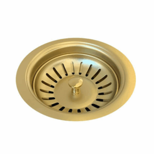 Meir - MST04-PVDBB - Sink Strainer and Waste Plug Basket with Stopper - Tiger Bronze