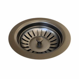 Meir - MST04-PVDGM - Sink Strainer and Waste Plug Basket with Stopper - Gun Metal