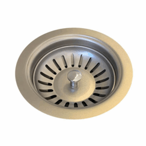 Meir - MST04-PVDBN - Sink Strainer and Waste Plug Basket with Stopper - Brushed Nickel