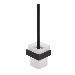 Meir - MTO01 - Square Toilet Brush & Holder - Matte Black