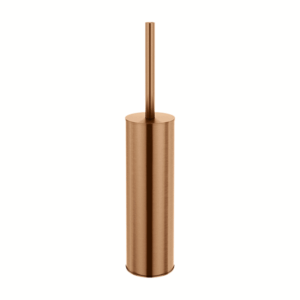 Meir - MTO02N-R-PVDBZ - Round Toilet Brush & Holder - PVD Lustre Bronze