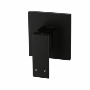 Meir - MW01 - Square Wall Mixer - Matte Black