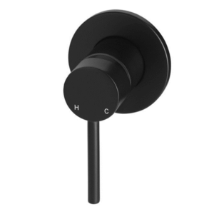 Meir - MW03-FIN - Round Wall Mixer Trim Kit - Matte Black