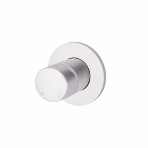 Meir - MW03PN-FIN-C - Round Wall Mixer Pinless Handle Trim Kit - Polished Chrome