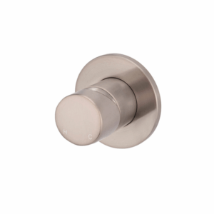 Meir - MW03PN-FIN-CH - Round Wall Mixer Pinless Handle Trim Kit - Champagne