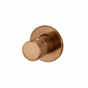 Meir - MW03PN-FIN-PVDBZ - Round Wall Mixer Pinless Handle Trim Kit - PVD Lustre Bronze