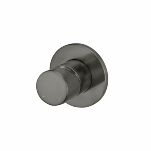 Meir - MW03PN-FIN-PVDGM - Round Wall Mixer Pinless Handle Trim Kit - Shadow Gunmetal