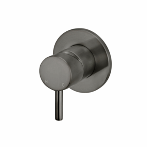 Meir - MW03S-FIN-PVDGM - Round Wall Mixer Short Pin Lever Trim Kit - Shadow Gunmetal