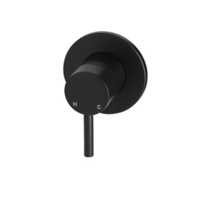 Meir - MW03S-FIN - Round Wall Mixer Short Pin Lever Trim Kit - Matte Black