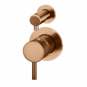 Meir - MW07TS-FIN-PVDBZ - Round Diverter Mixer Trim Kit - PVD Lustre Bronze