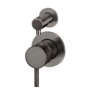 Meir - MW07TS-FIN-PVDGM - Round Diverter Mixer Trim Kit - PVD Shadow Gunmetal
