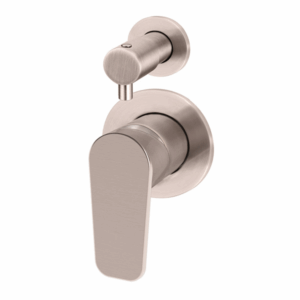 Meir - MW07TSPD-FIN-CH - Round Diverter Mixer Paddle Handle Trim Kit - Champagne