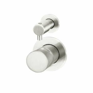 Meir - MW07TSPN-FIN-PVDBN - Round Diverter Mixer Pinless Handle Trim Kit - PVD Brushed Nickel