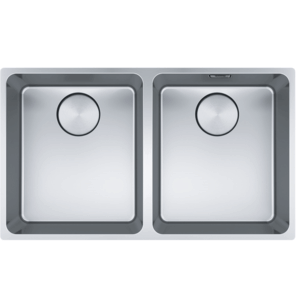 Franke - MYX120-34/34B - Mythos Double Bowl Sink - Stainless Steel