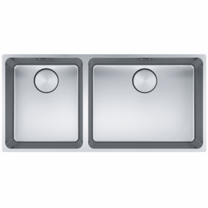 Franke - MYX220-50/34SBL - Mythos 1 & 1/2 Bowl Sink - Stainless Steel