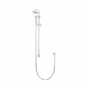 Meir - MZ0402-C - Round Three Function Hand Shower on Rail Column - Polished Chrome