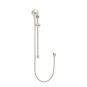 Meir - MZ0402-PVDBN - Round Three Function Hand Shower on Rail Column - PVD Brushed Nickel