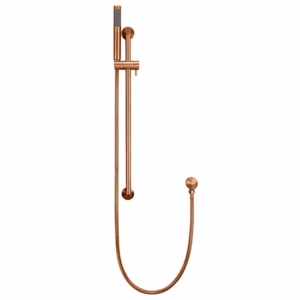 Meir -  MZ0402-R-PVDBZ - Round Shower on Rail Column - PVD Lustre Bronze