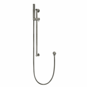 Meir -  MZ0402-R-PVDGM - Round Shower on Rail Column - Shadow Gunmetal