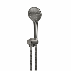 Meir - MZ06-PVDGM - Round Hand Shower on Swivel Bracket - PVD Shadow Gunmetal